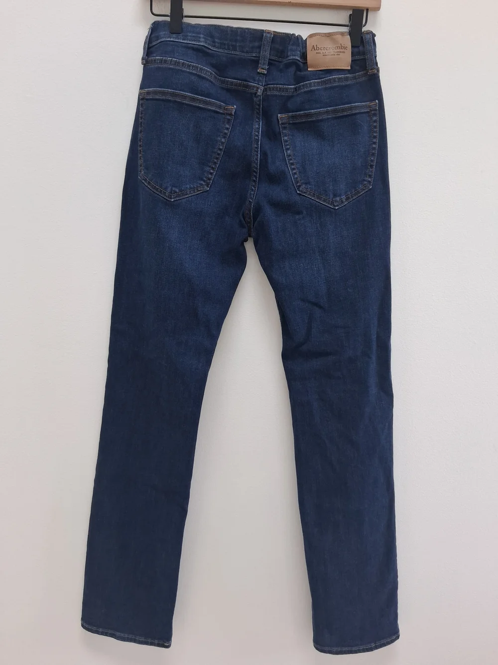 Abercrombie Kids' Straight Leg Denim Jeans Long Size 15/16 Years Classic